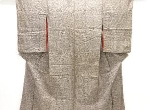 アンティーク　七宝模様織り出しガス大島紬着物